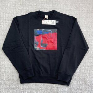 NEW UNIQLO KAWS x Andy Warhol Sz XXS Black Cotton Crew Neck Sweatshirt hoodie